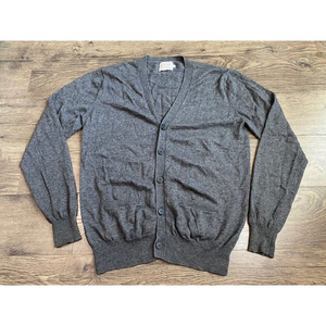 EUC Womens Shades Of Grey By Micah Cohen Grey Cardigan Wool Blend Size M